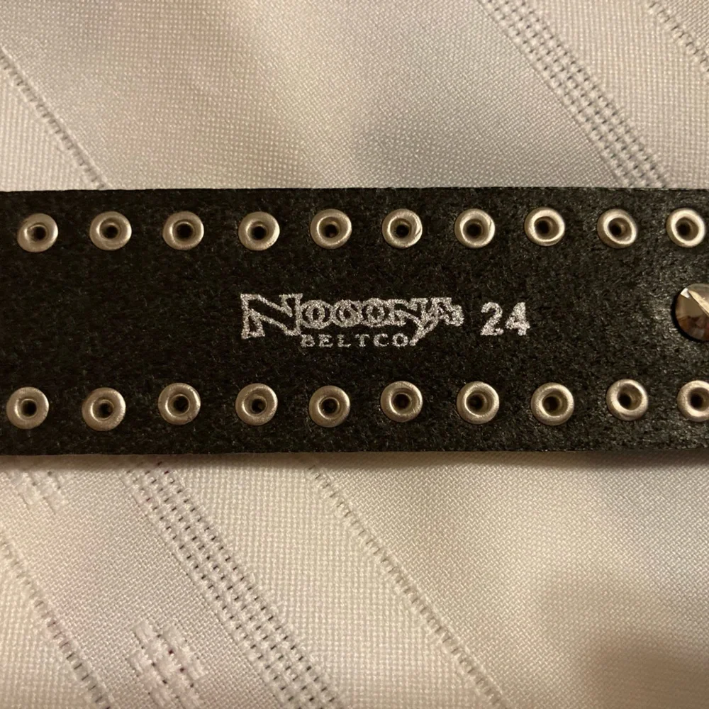 Kid's Nocona Black Diamond Studded Belt - Picture 3 of 8